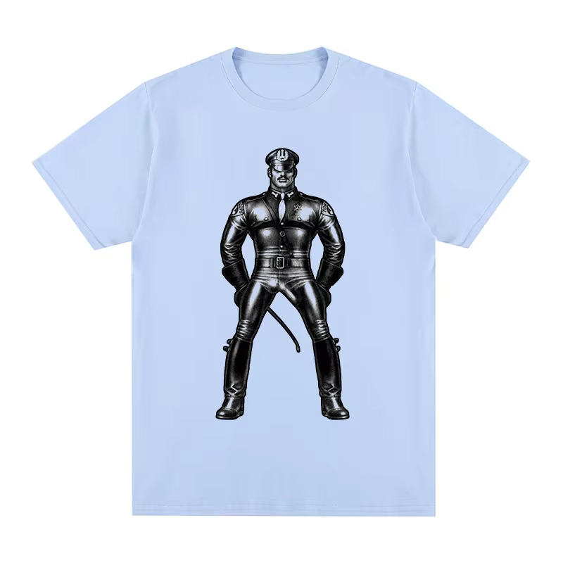 TOM OF FINLAND-T-shirt vintage en coton pour hommes et femmes, haut LGBT Income Y Rainbow Pride, nou
