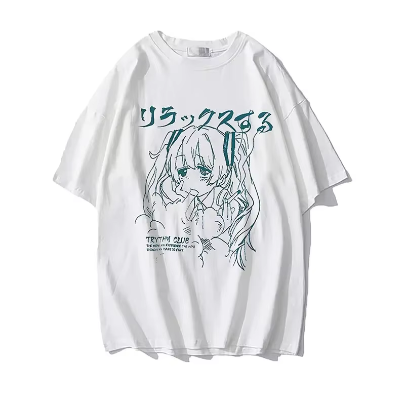 T-shirt surdimensionné pour femmes, vêtements pour femmes, Y2k, japonais, Harajuku, graphique Kawaii