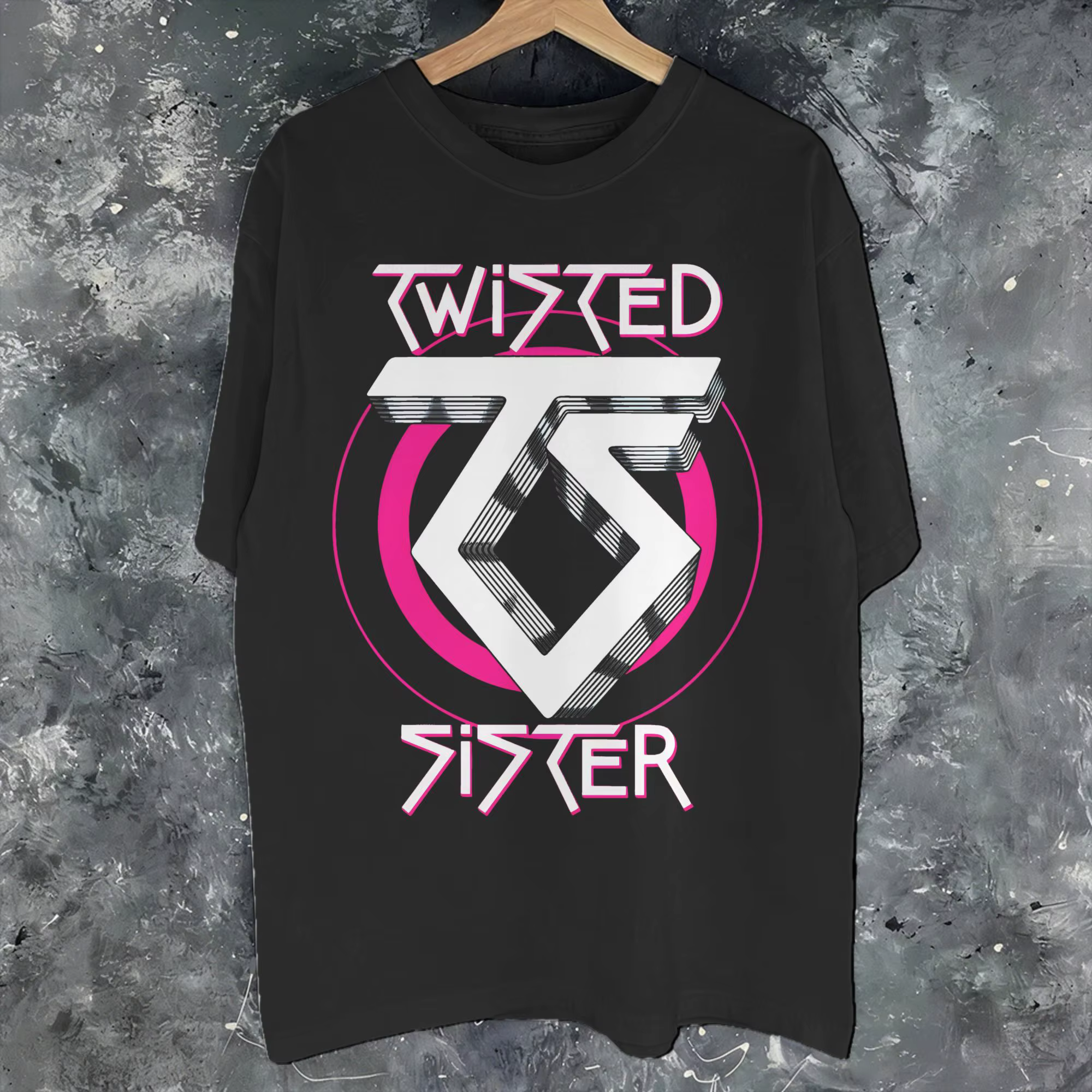 T-shirt de groupe de musique Summer Twisted Sisters pour hommes et femmes, t-shirt en pur coton à ma