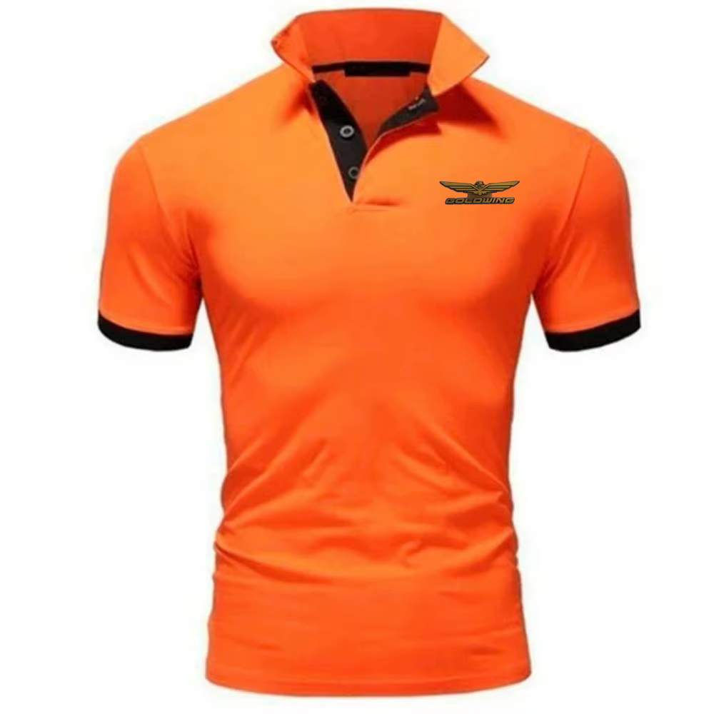 Polos Goldwing GL1800 japon motos revers t-shirts à manches courtes POLOS sport Fitness hommes respi
