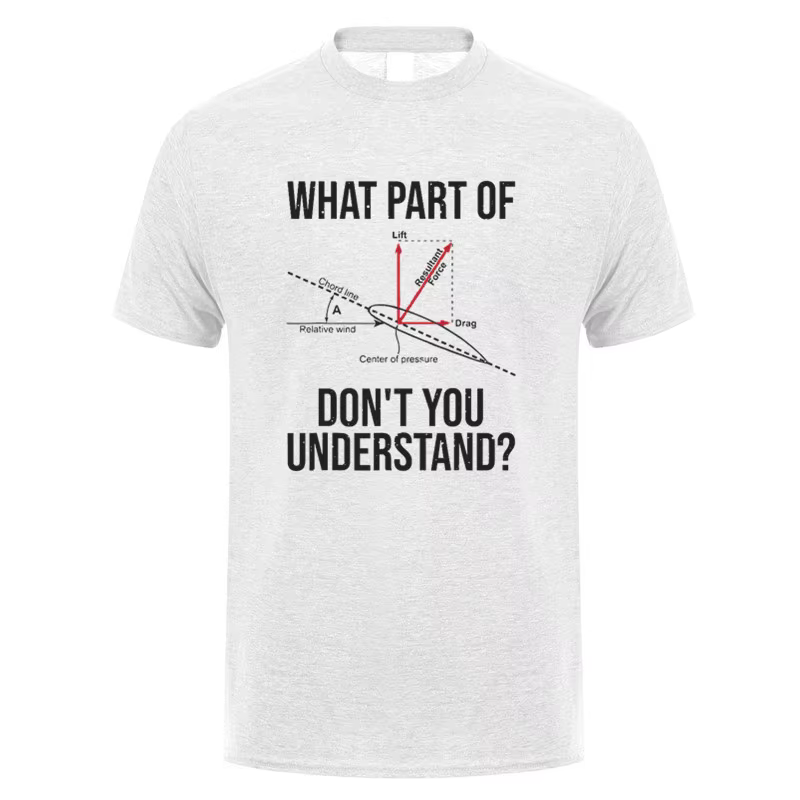 T-Shirt à Manches Courtes pour Homme et Femme, en Coton, avec Design d'Avion Mécanique, Amusant, Hap