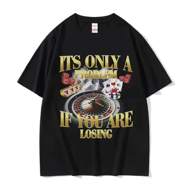 Les gagnants ne arrêtent jamais drôle jeu Meme T-shirt hommes Vintage haute qualité mode femmes T-sh