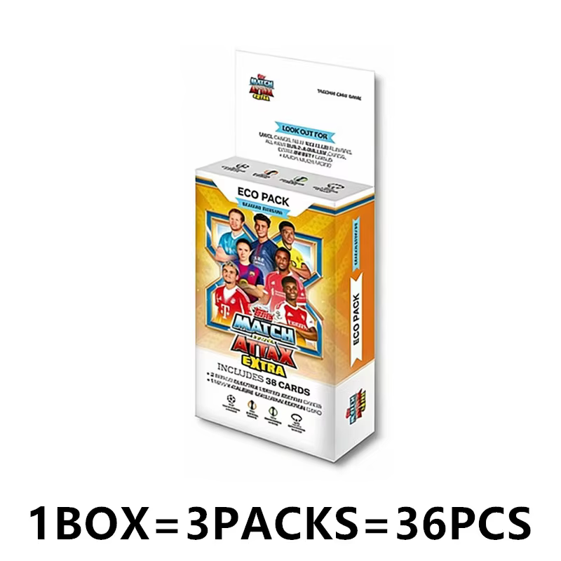 Officiel Authentique Nouvelle Saison 2026 Topps UCC Match Topps Champions League Atchttag Pack Suppl
