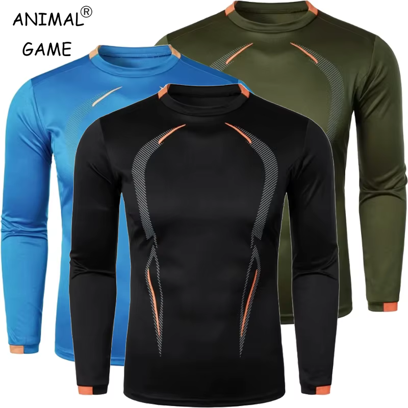 T-shirt à manches longues pour hommes, léger et respirant, à séchage rapide, Streetwear, surdimensio