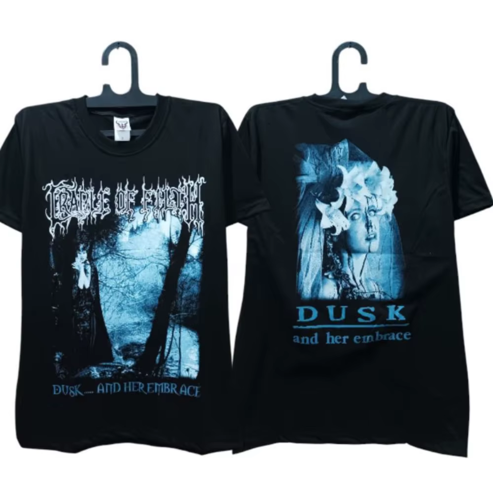 T-shirt CRADLE OF FILTH – Vêtements de rue hip-hop, T-shirt ample et confortable décontracté à la mo