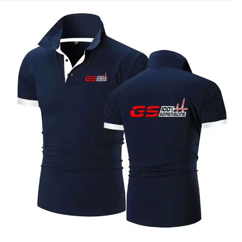GS 100% Adrenaline Hurrad Biker Fan Polo à manches courtes Tee Shirts GS1200 F1 M3 figuré M5 M6 X5 X