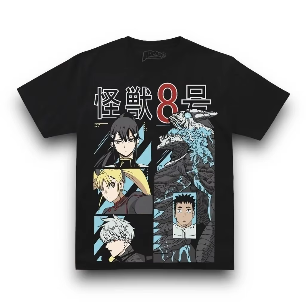 25 nouveau chaud japonais Anime KAIJU No.8 saison 2 T-shirts femmes hommes décontracté coton surdime