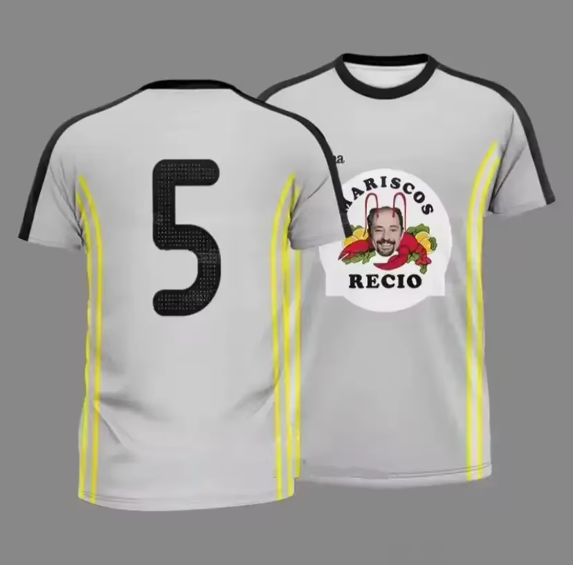 T-shirt de sport respirant à séchage rapide pour homme, imprimé 3D crevettes et crabes, maillot de f