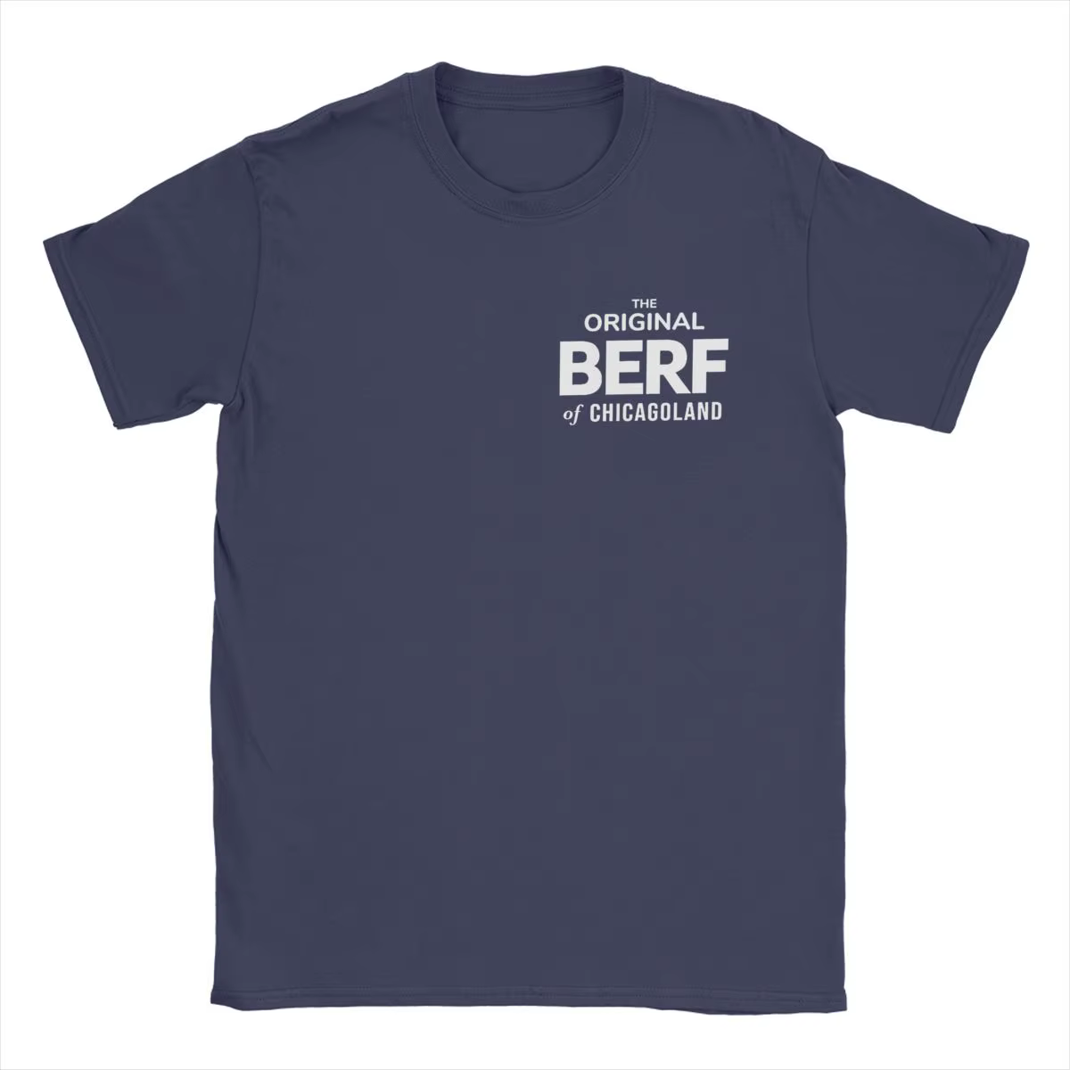 T-shirt manches courtes col rond homme, original, berf de Chicagoland, 100% coton, grande taille