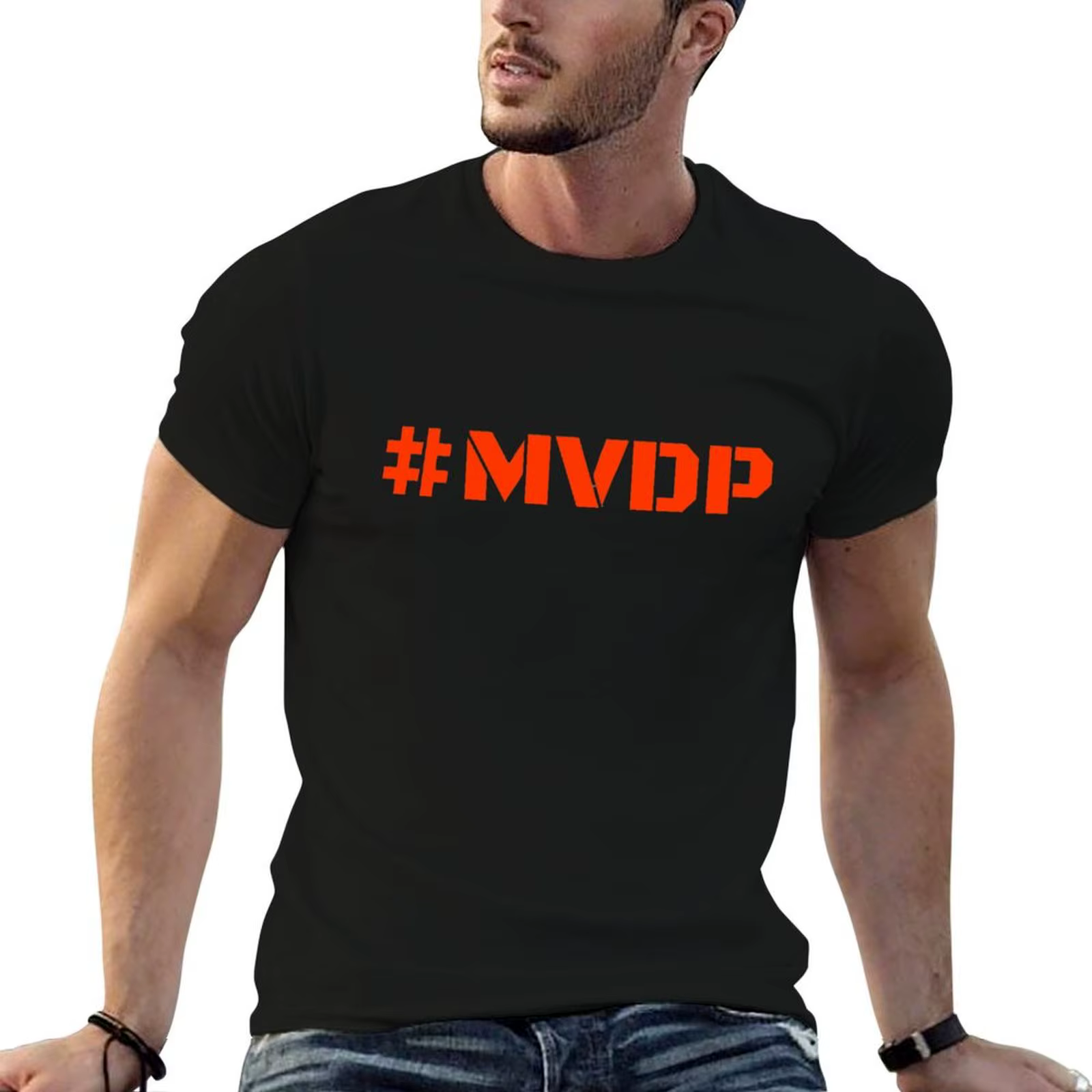T-Shirt de cyclisme néerlandais MVDP Gang Van Der Poel pour homme, t-shirt graphique amusant en coto