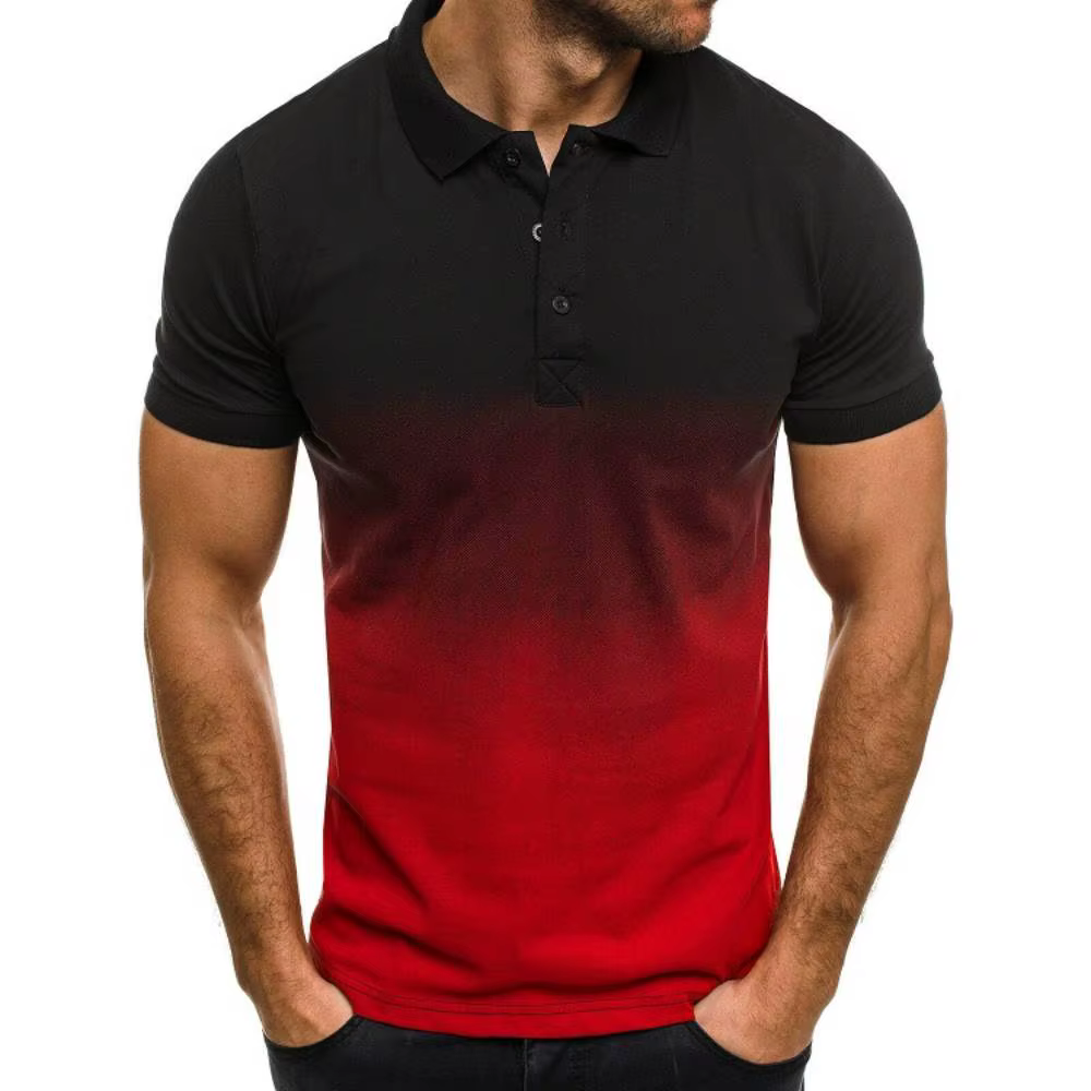 Hommes polos dégradé couleur Polo championnat du monde des rallye WRC t-shirts militaire tactique Sp