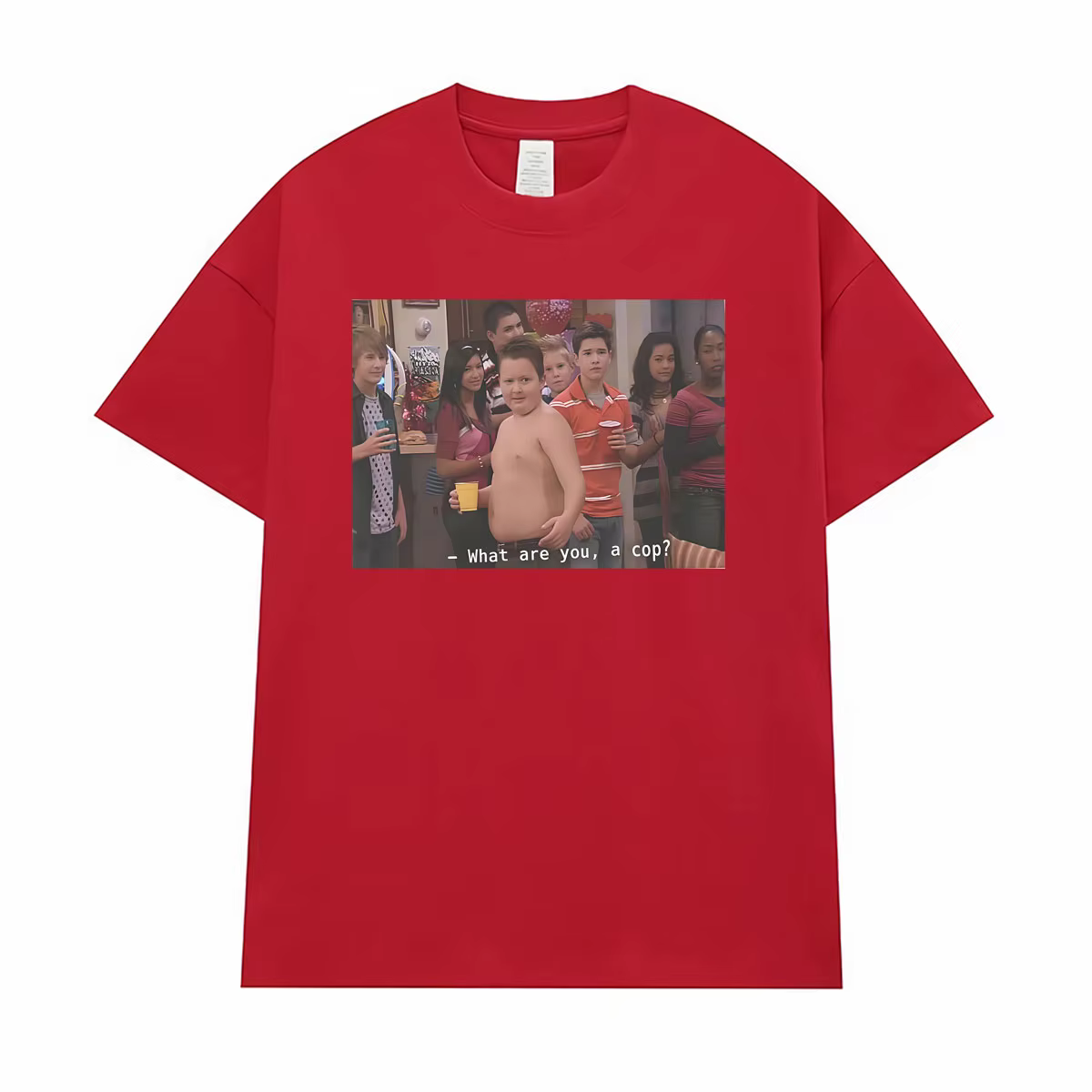 Gibby, qu'est-ce que tu es ? Un flic ? T-shirt imprimé avec des mèmes amusants de la série télévisée