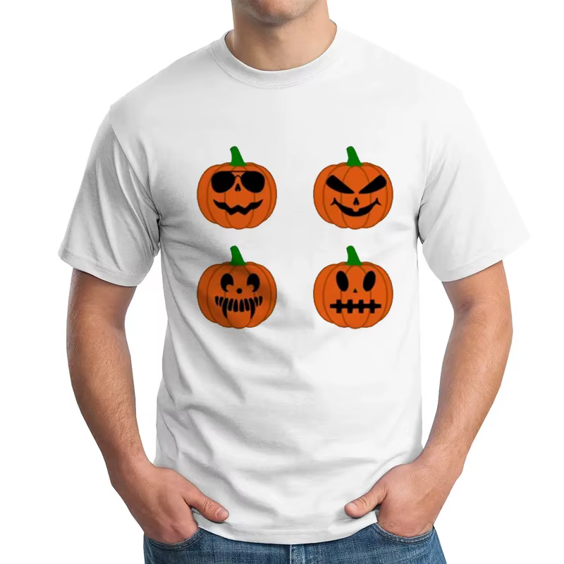 Hommes Halloween T-Shirt tendance vêtements gothique Streewear homme Hip Hop hauts Clown graphique t