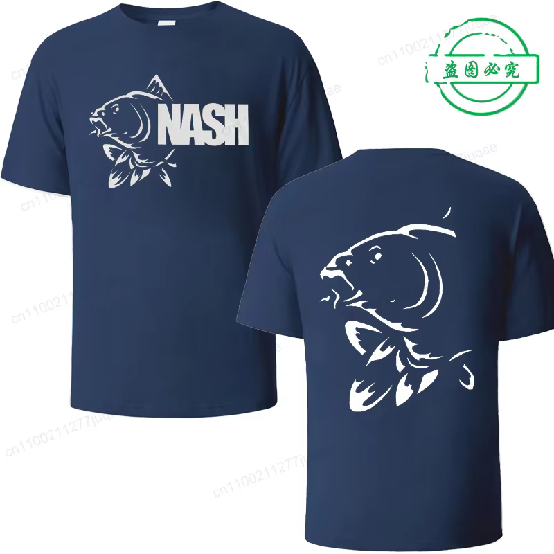 Drôle pêcheur carpe poisson pêcheur sportif T-shirts hommes mode d'été Harajuku à manches courtes co