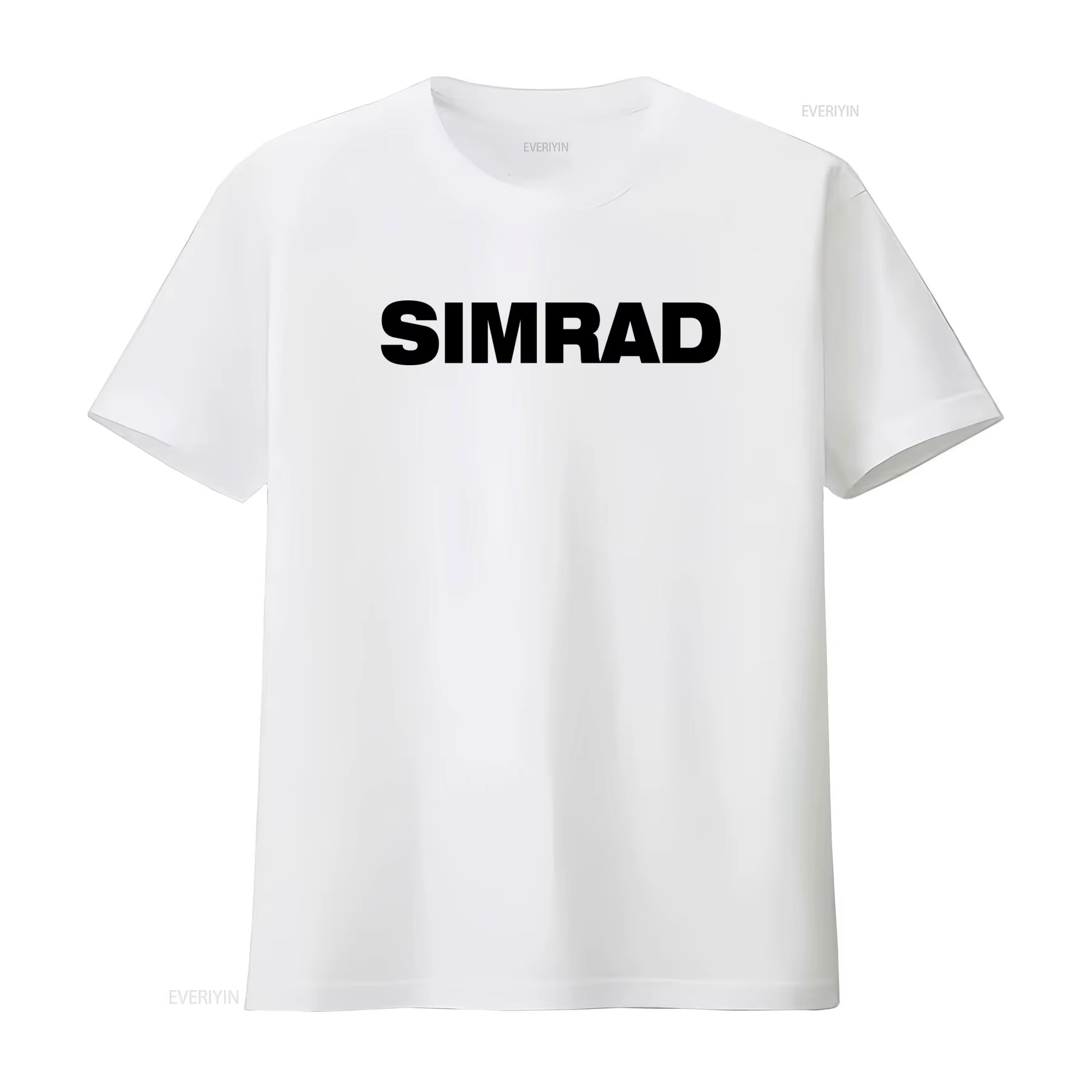 T-shirt avec logo SIMRAD, électronique marine, S 5XL, vintage, décontracté, extensible, polyvalent, 