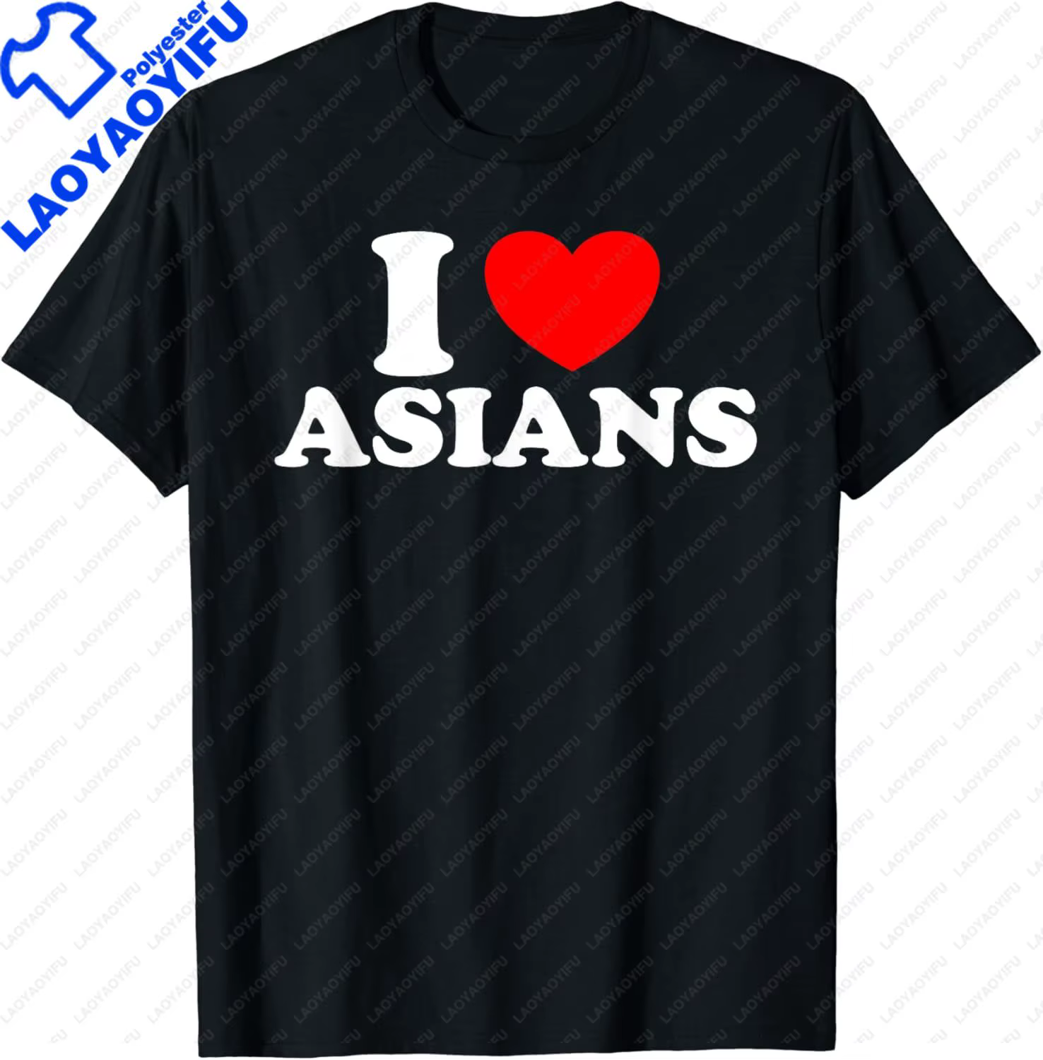 J'aime les femmes asiatiques je coeur Asians T-Shirt mode asiatique femmes T-Shirt vêtements Vintage