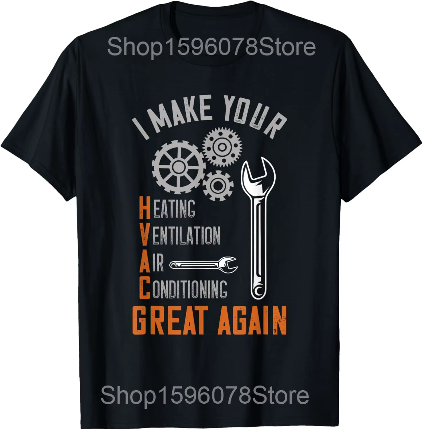 HVAC technicien mécanique t-shirts hommes coton Humor Streetwear t-shirt à manches courtes unisexe a
