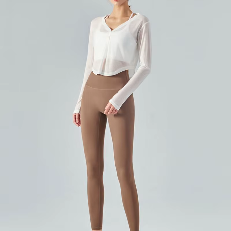 T-shirt à manches longues et col en v pour femme, vêtement Simple et Simple, résistant au soleil