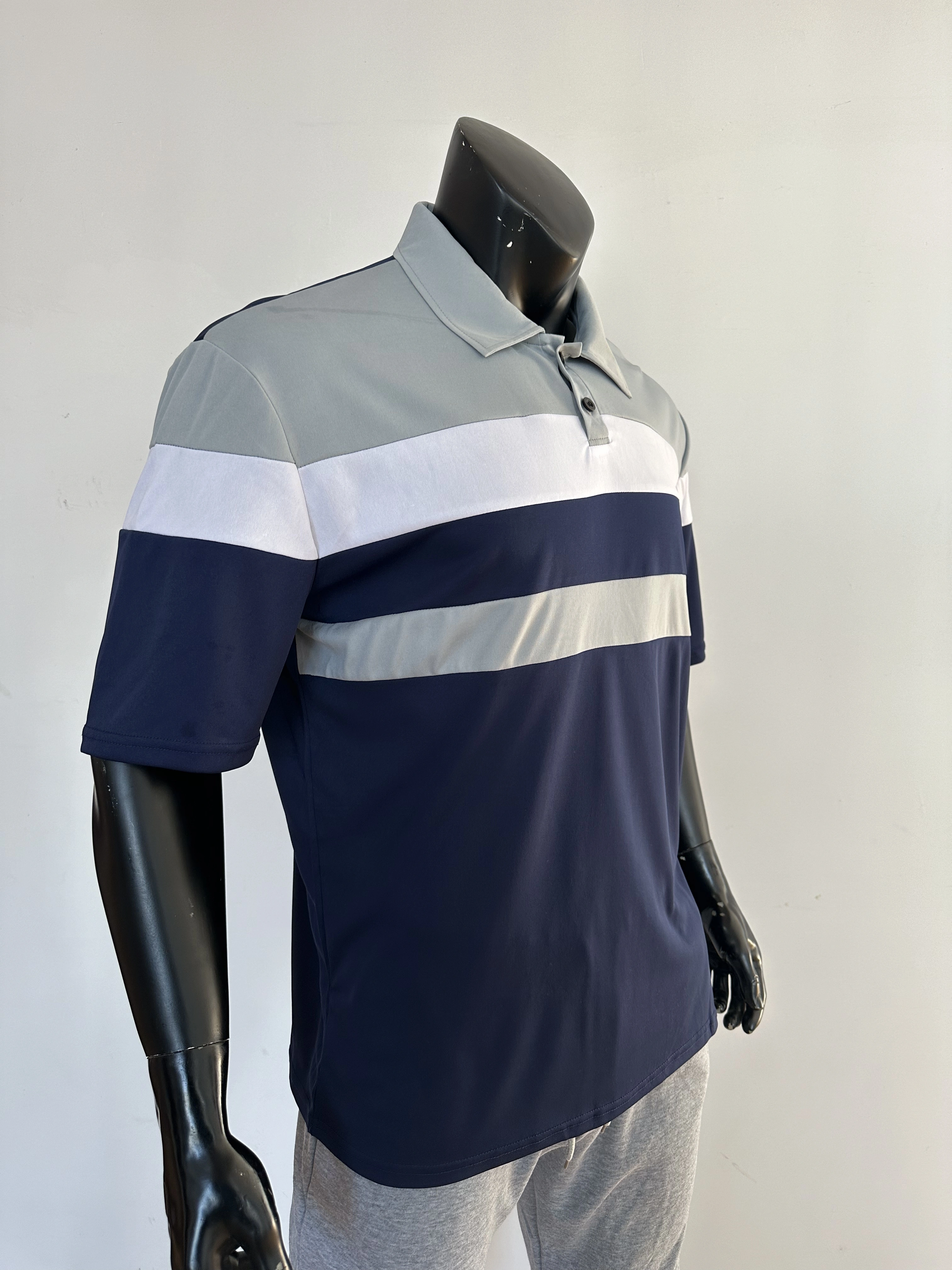 2025 Nouveau haut bloc de couleur pour hommes pour le commerce extérieur, polo pour hommes saisonnie
