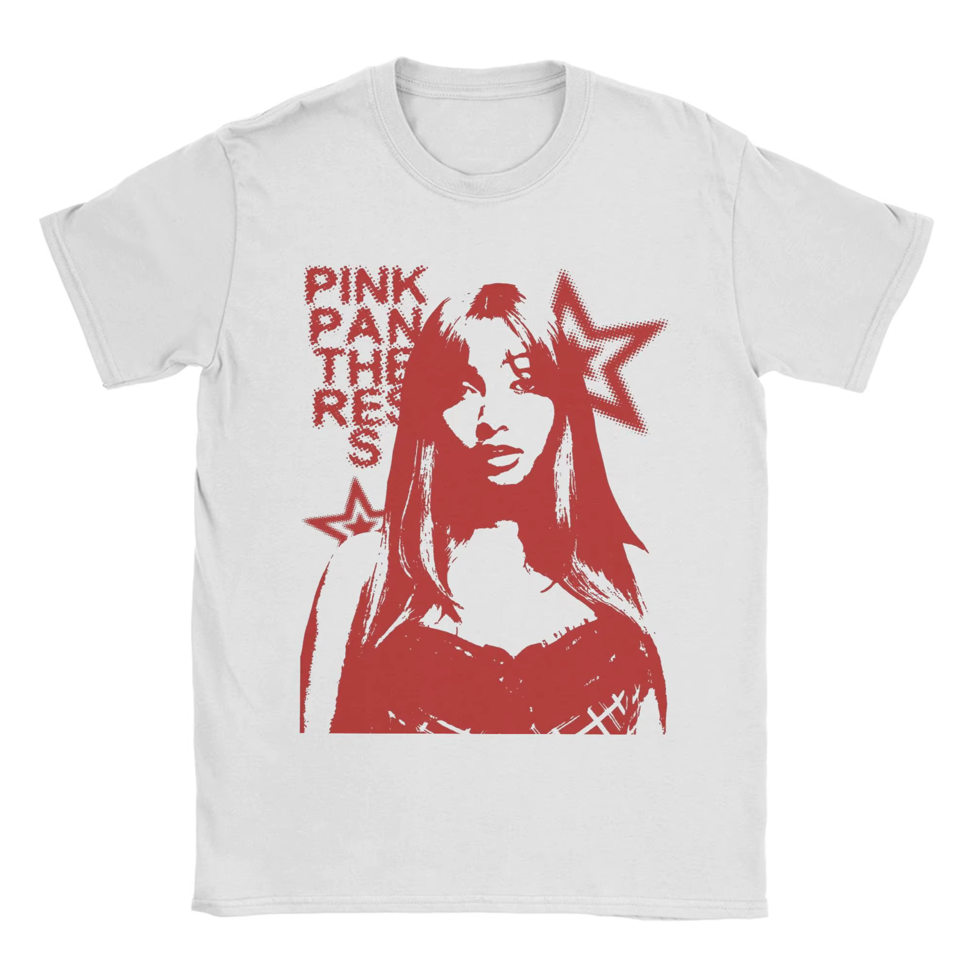 T-Shirt Novelty Singer Pink P-Pantheress pour hommes, col rond, 100% coton, manches courtes, hauts i
