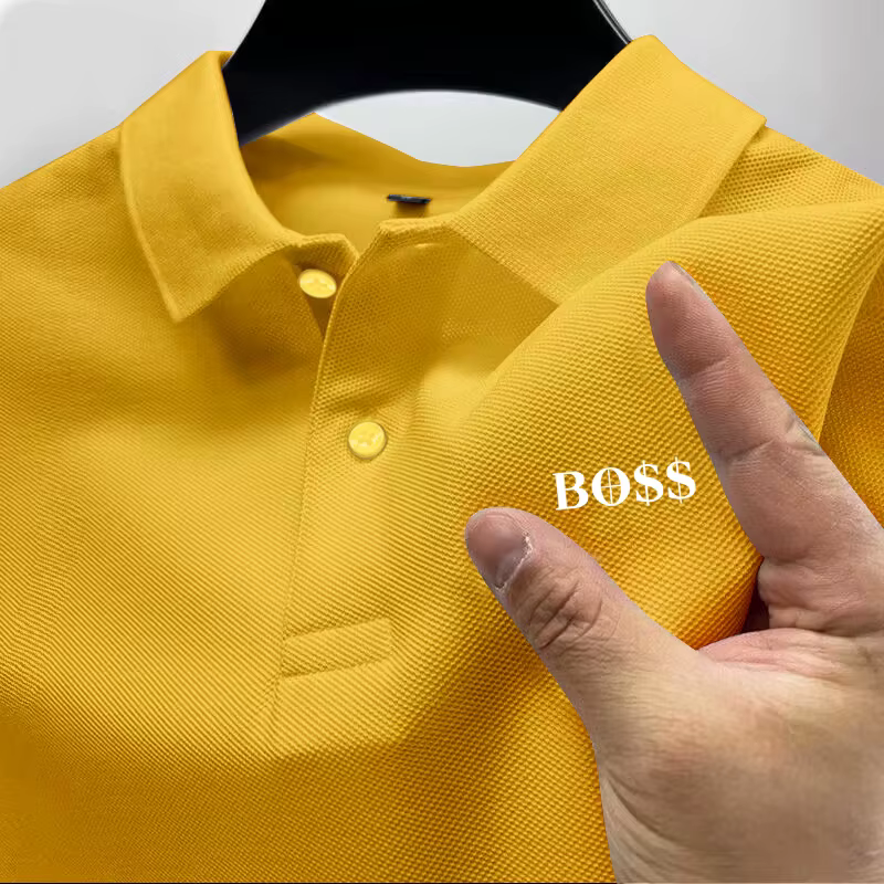 Polo à manches courtes pour homme, séchage rapide, respirant, décontracté, élégant, professionnel, s