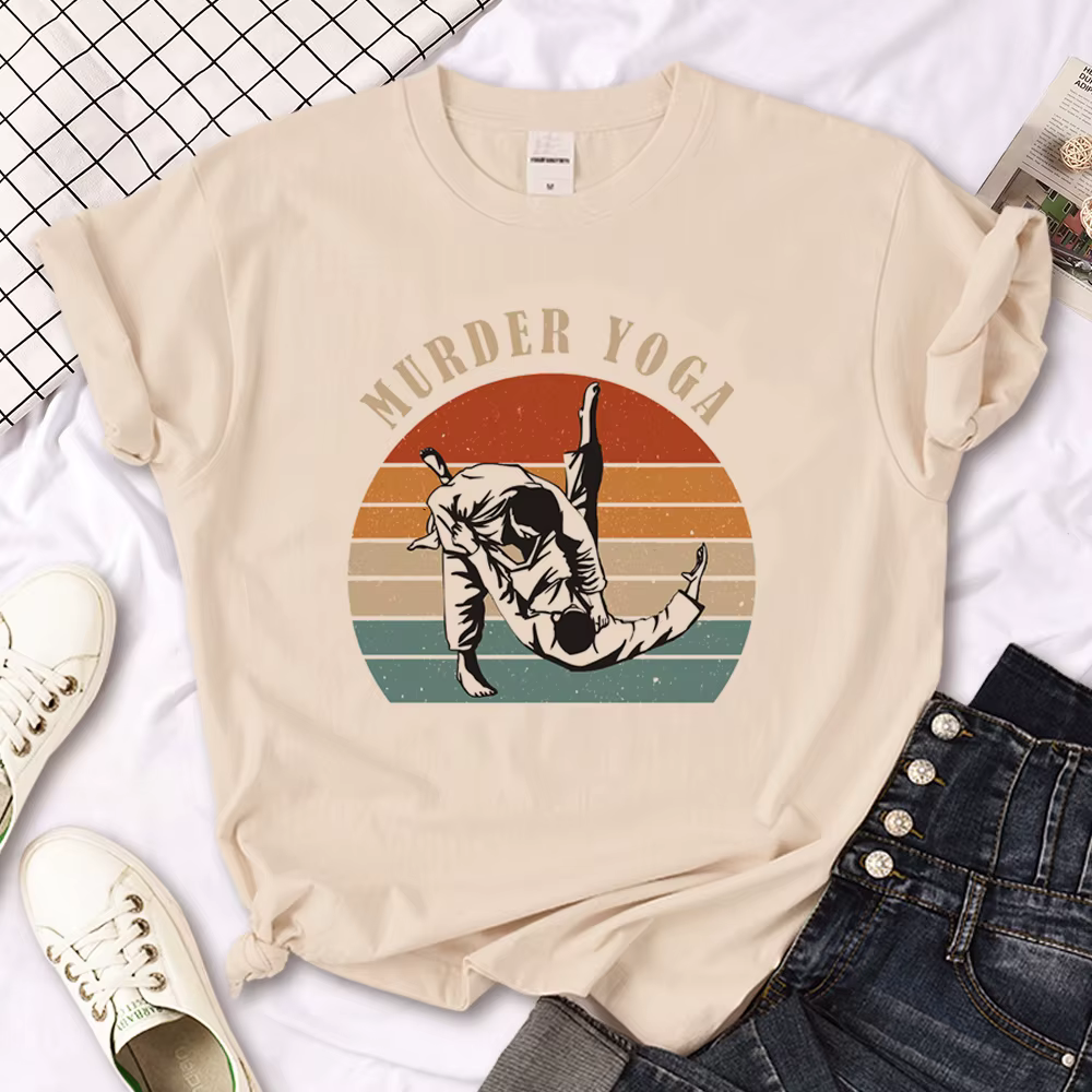 Jiu Jitsu t-shirts femmes streetwear t-shirts femme drôle vêtements graphiques