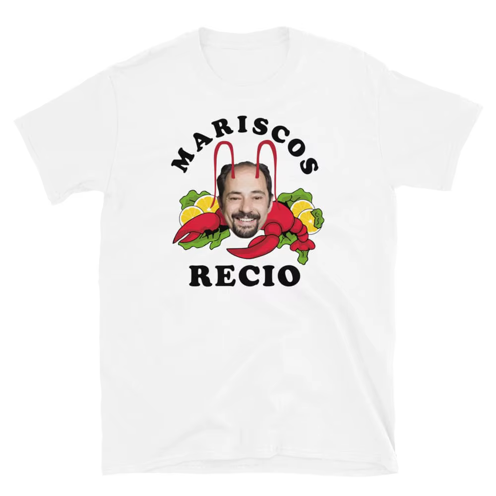 T-shirt Homme Coton Décontracté Motif Homme de Mer Drôle Mariscos Recio – Amoureux des Fruits de Mer
