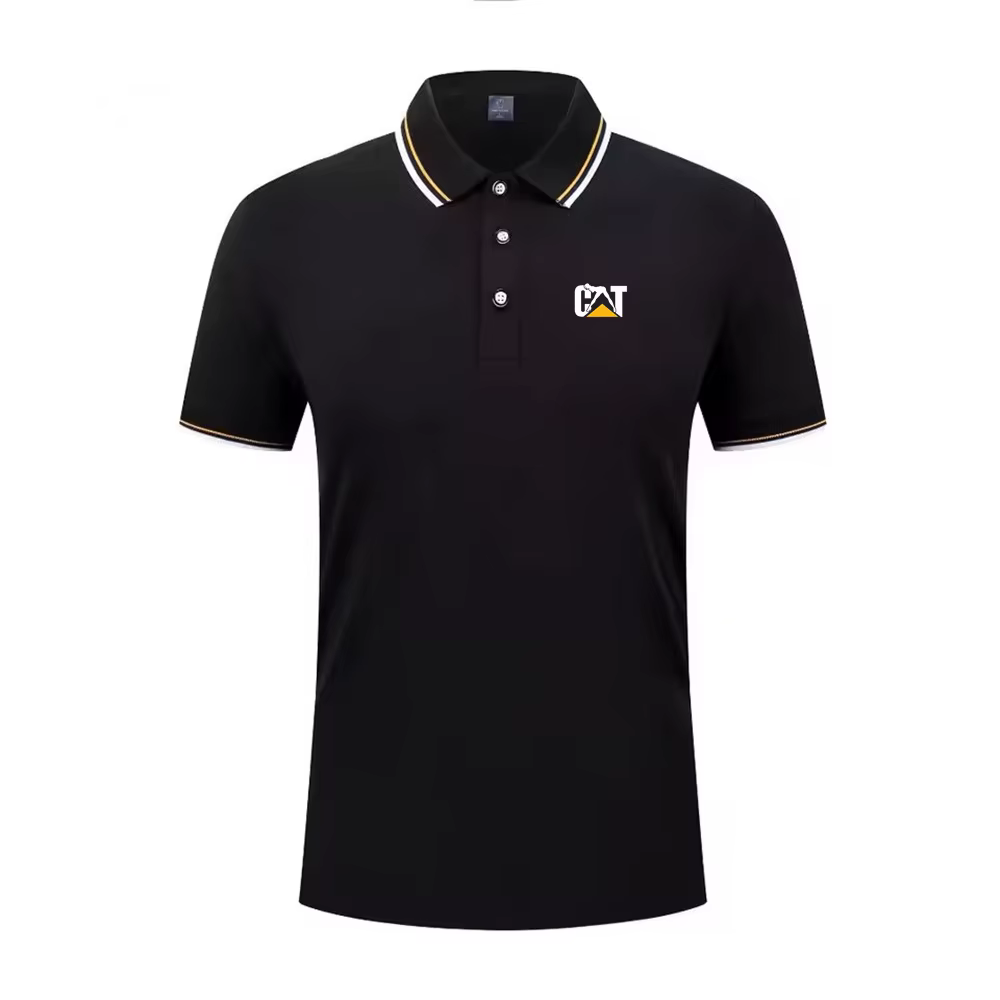 Nouveau Polo Homme Couleur Unie Manches Courtes Boutonné Col Revers Léger Streetwear Sport Décontrac