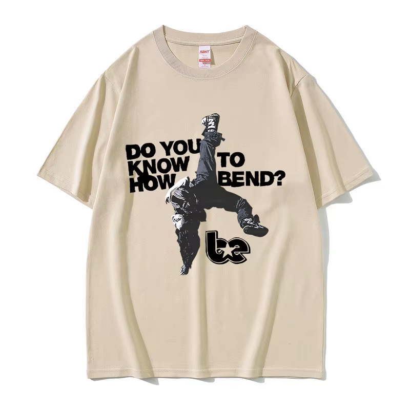 Frappé-moi dur et doux vous savez pour comment plier le même Style imprimé T-shirts hommes femmes mo