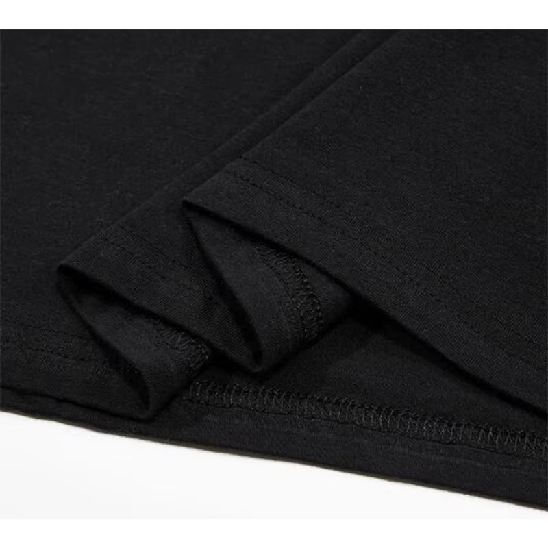 T-shirt homme Top qualité 100% coton manches courtes Cool chat imprimé col rond décontracté ample Hi