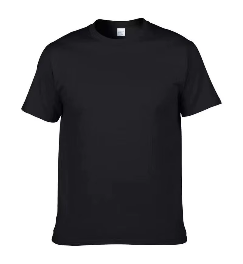 T-shirt pour homme - 100% coton pur, col rond, manches courtes, haute qualité, coupe ample, décontra