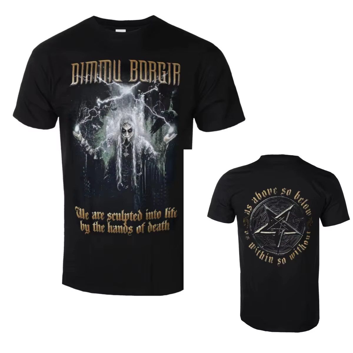 Art Classic Dimmu Borgir Band T-shirt décontracté en coton avec motif pour hommes et femmes, streetw