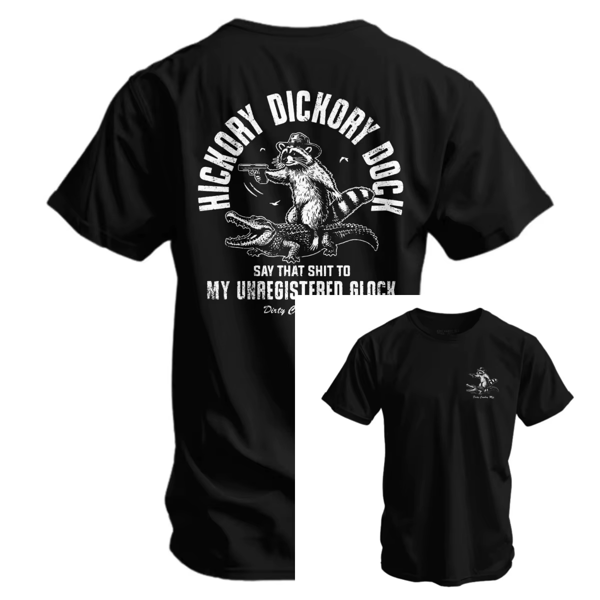 T-shirt pour homme Hickory Dickory Dock - T-shirt militaire Combat Iron - Convient pour les vêtement