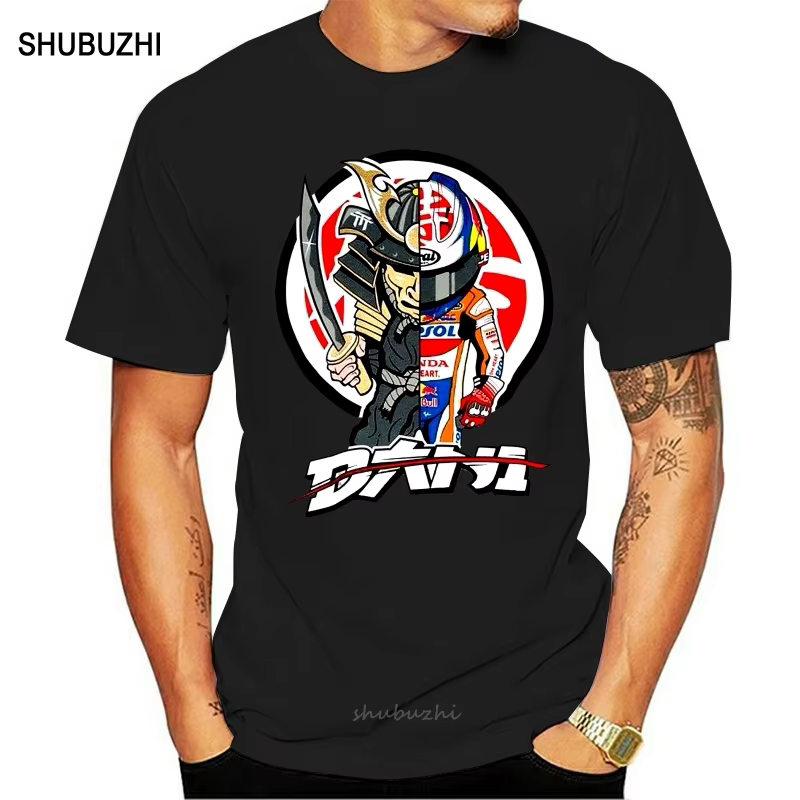 Dani Pedrosa officiel samouraï T-Shirt imprimé T-Shirt haut pour garçon T-Shirt haut en coton T-Shir