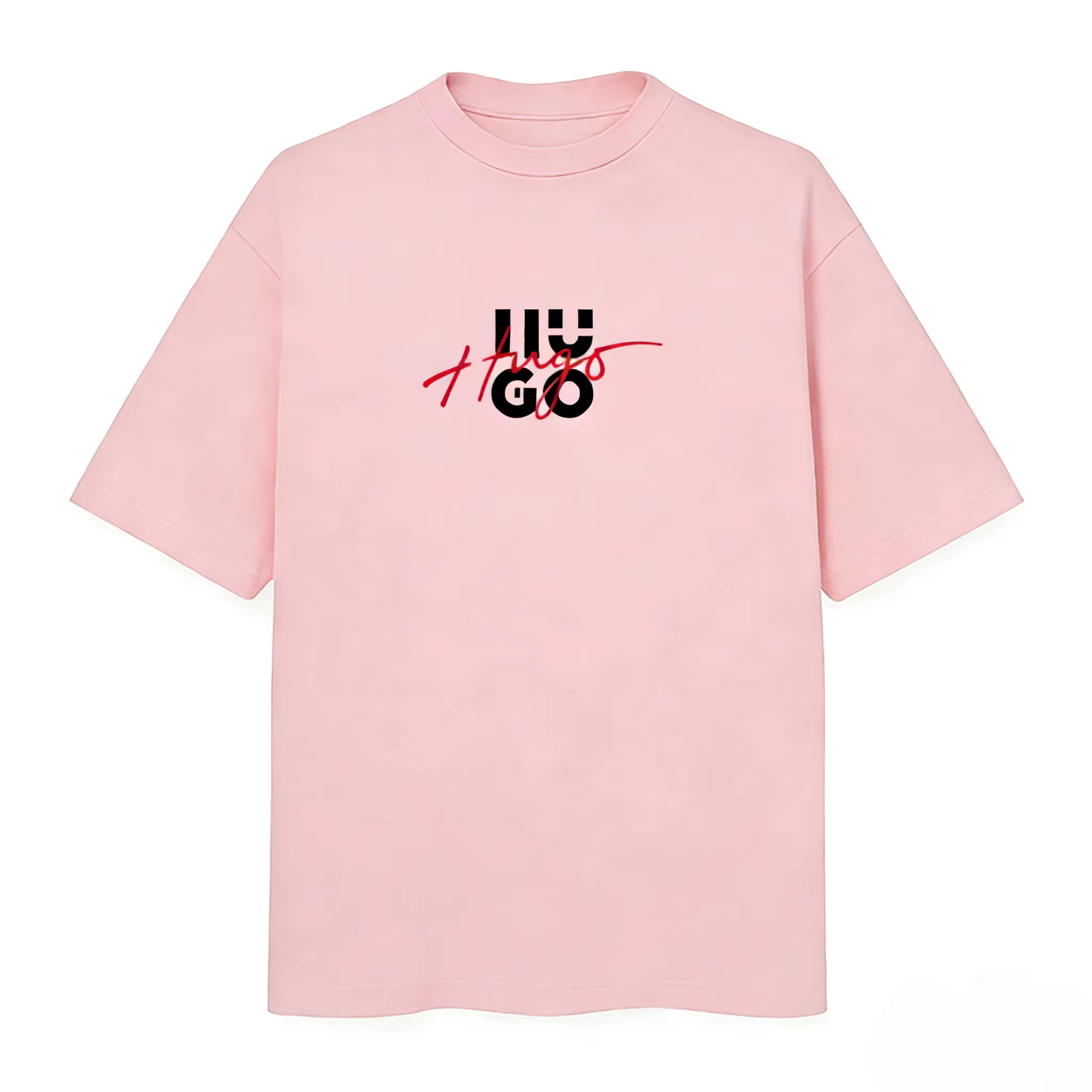 T-shirt Homme Décontracté Ample à Manches Courtes en Coton Pur, Tendance Rétro Haut de Gamme Personn