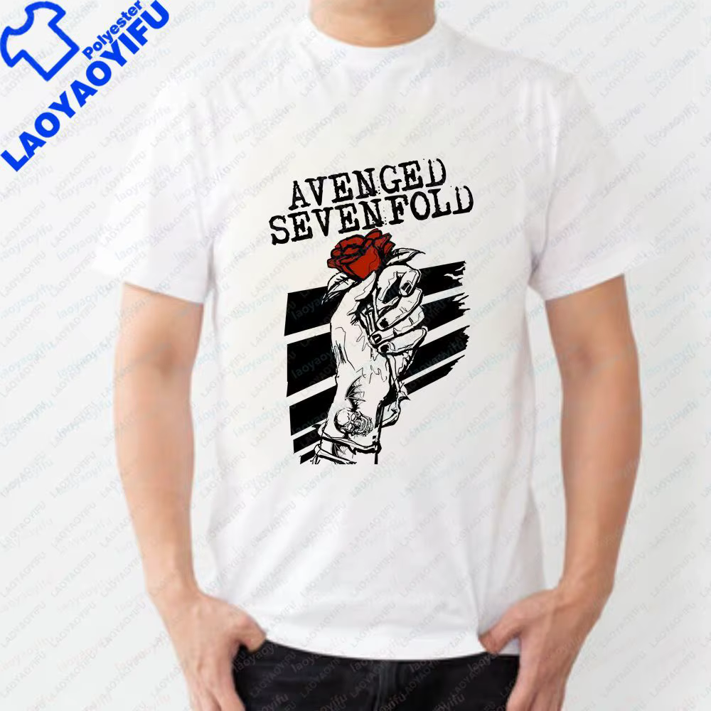 Avenged Sevenfold (A7X) - T-shirt imprimé - T-shirt unisexe tendance à manches courtes adapté aux ho