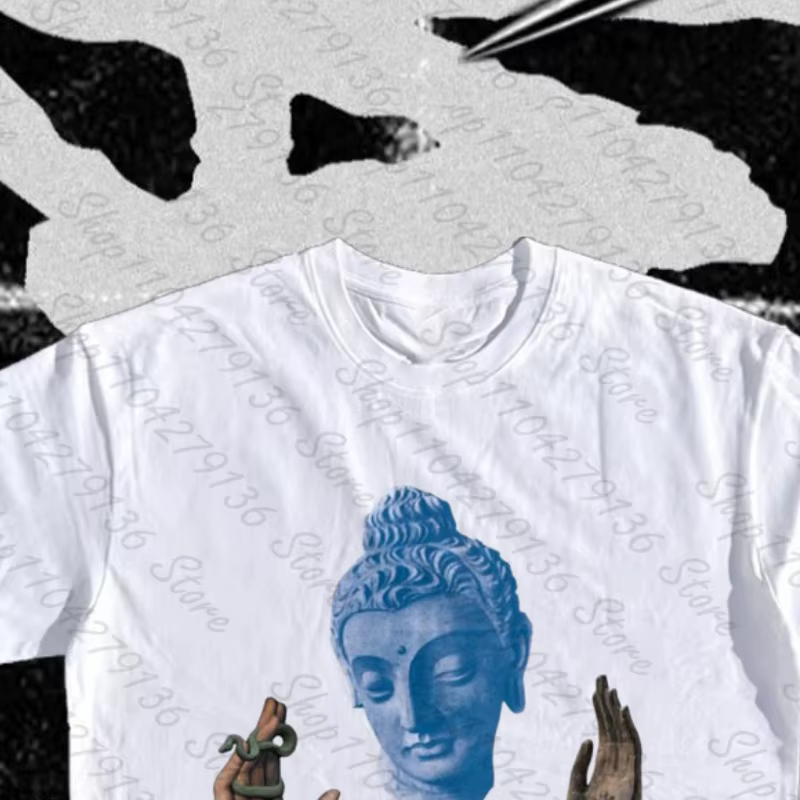 T-shirts Esthétiques Gothiques Vintage pour Femmes, Tops Imprimés Grunge Punk, Vêtements Y2K, T-shir