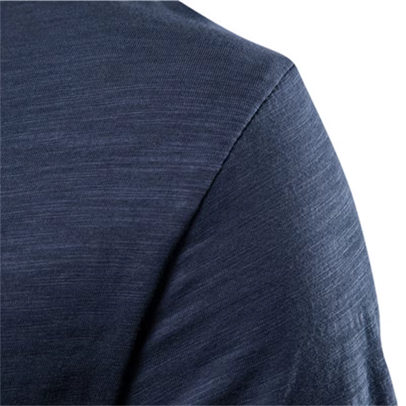 100% coton hommes T-shirt décontracté doux Fitness été mince T-shirts hommes vêtements de maison col