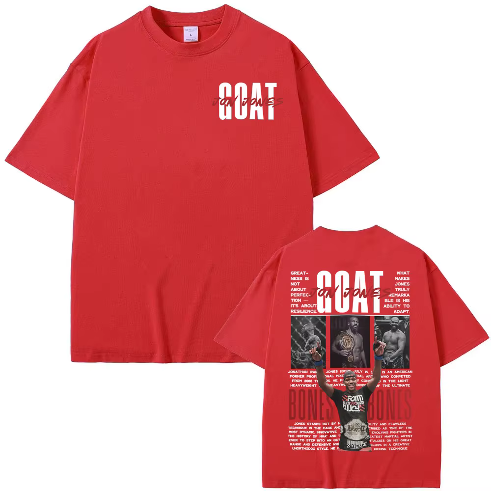 T-shirts graphiques vintage JON JONES BONES pour hommes et femmes, T-shirt esthétique à thème de la 