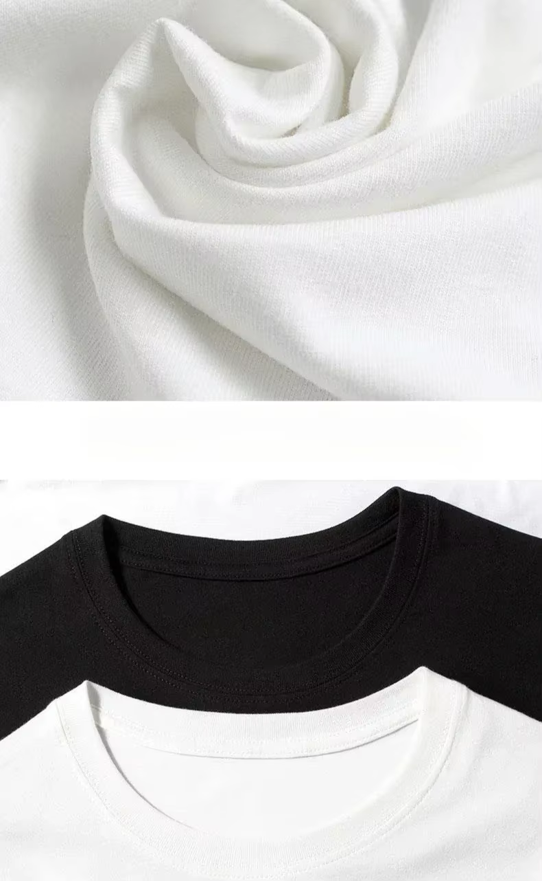 T-shirt pour homme en coton 100% pur, marque de luxe, imprimé lettres, manches courtes, vêtements po