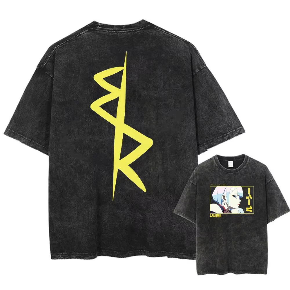 Y2k T-Shirt hommes vêtements nouveau dans les t-shirts hommes T-Shirt Camisetas Anime Cyberpunk acid