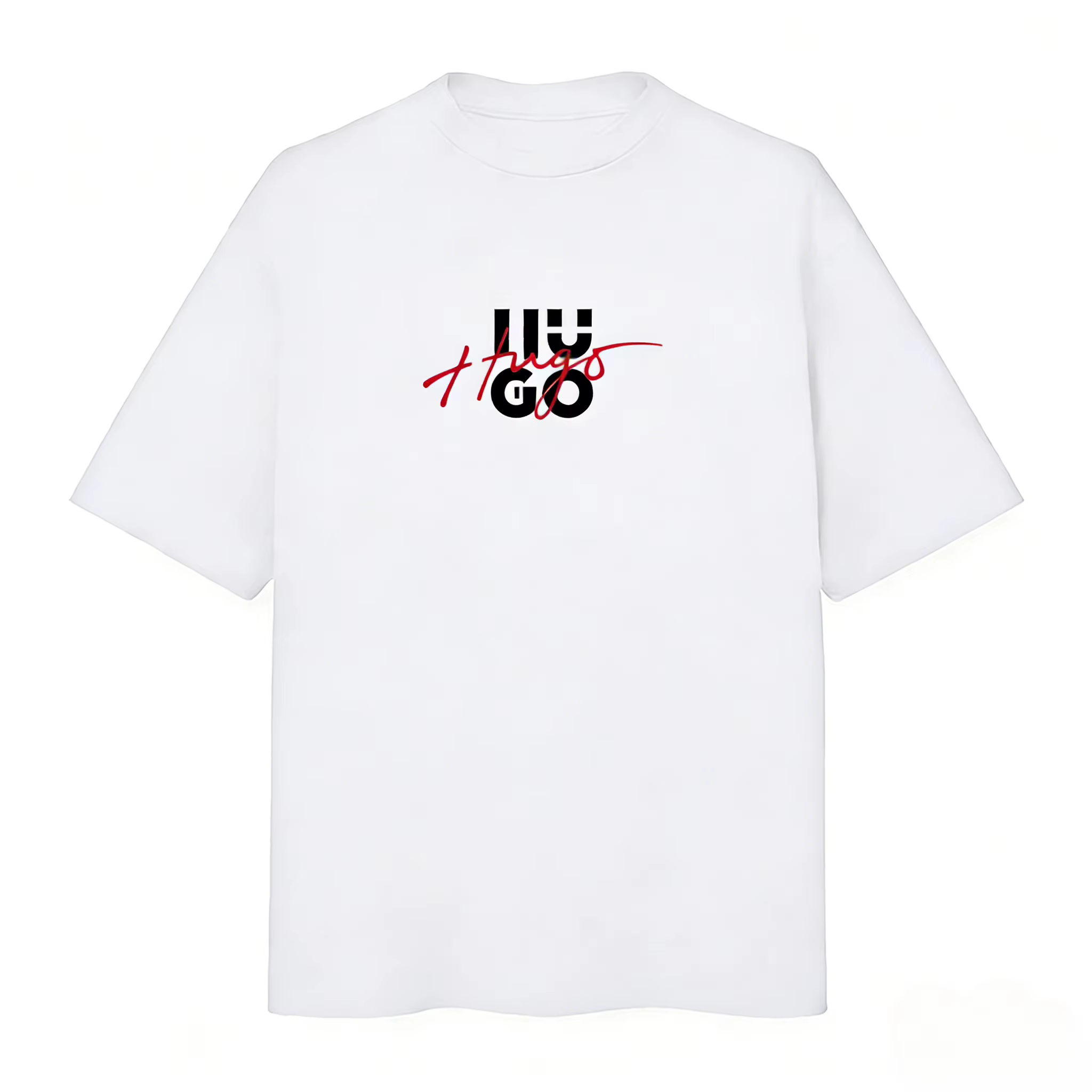 T-shirt Homme Décontracté Ample à Manches Courtes en Coton Pur, Tendance Rétro Haut de Gamme Personn