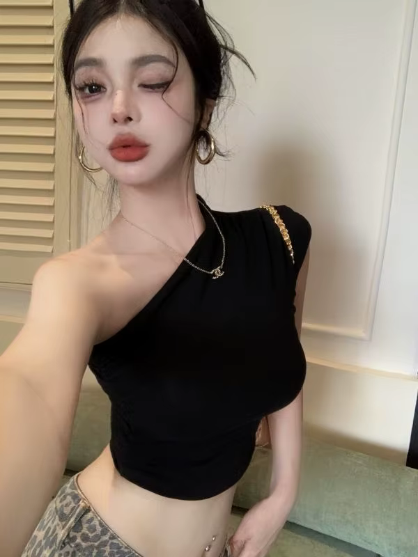 Haut court femme gymnastique femmes plaine basique doux ajustement noir Sport blanc Style ample Simp