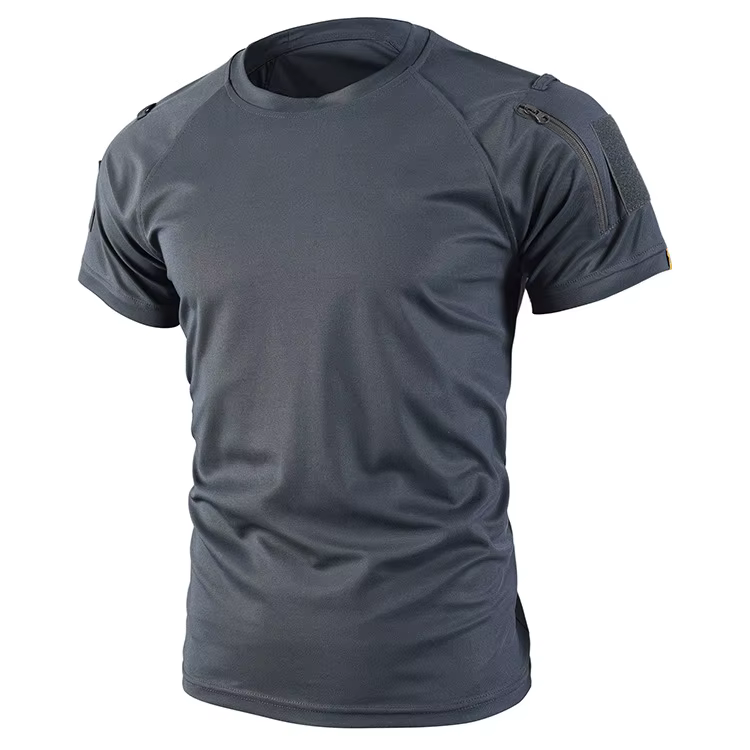 T-Shirt tactique à manches courtes pour hommes, hauts athlétiques militaires de l'armée, T-Shirt d'e