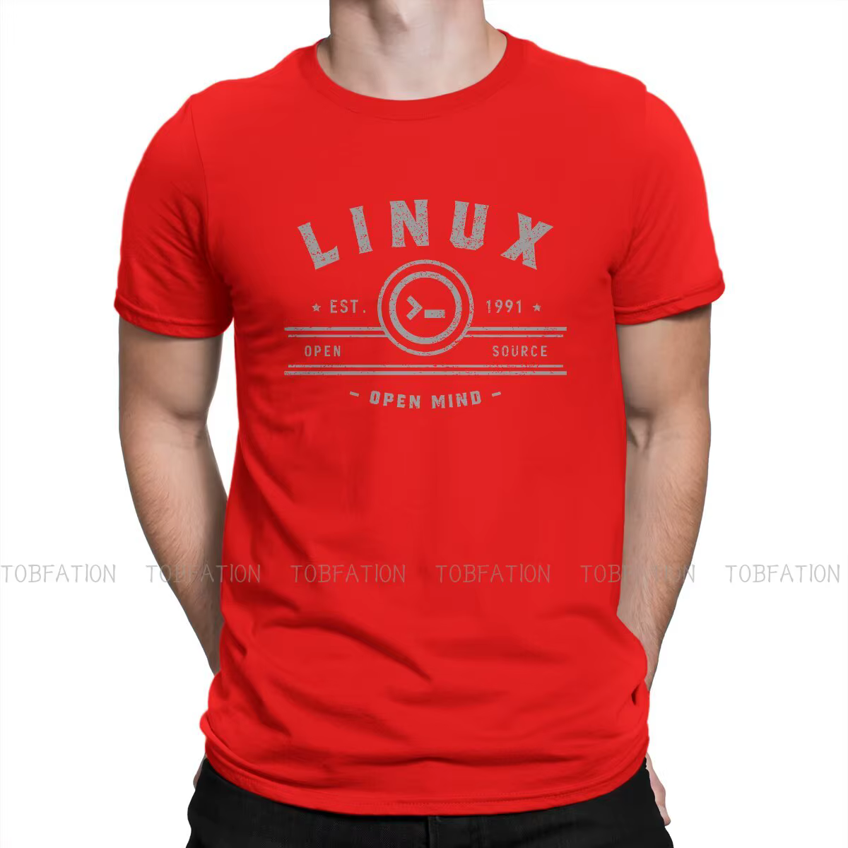 T-shirt Linux exclusif T-shirt homme décontracté, T-shirt graphique, T-shirt homme, Linux GNU, Minix