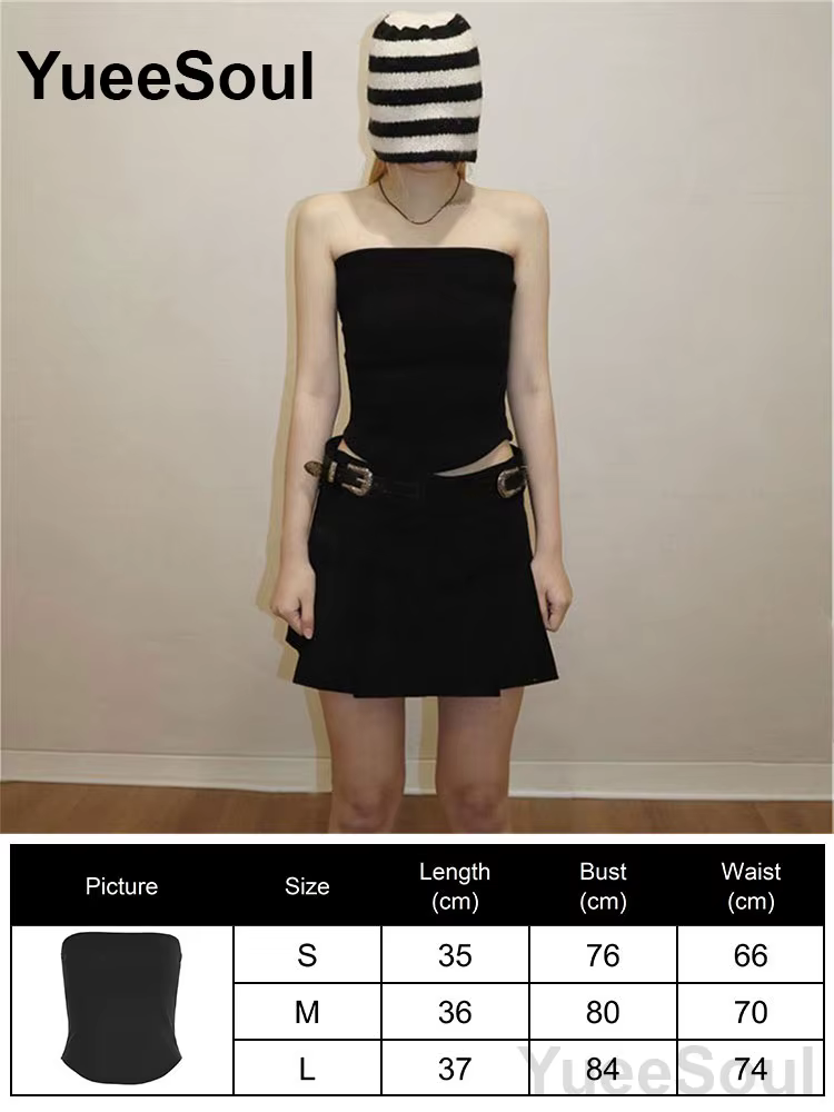 Crop tops noirs sans manches, style halter, en dentelle, sexy, débardeur, été 2026, nouvelle esthéti