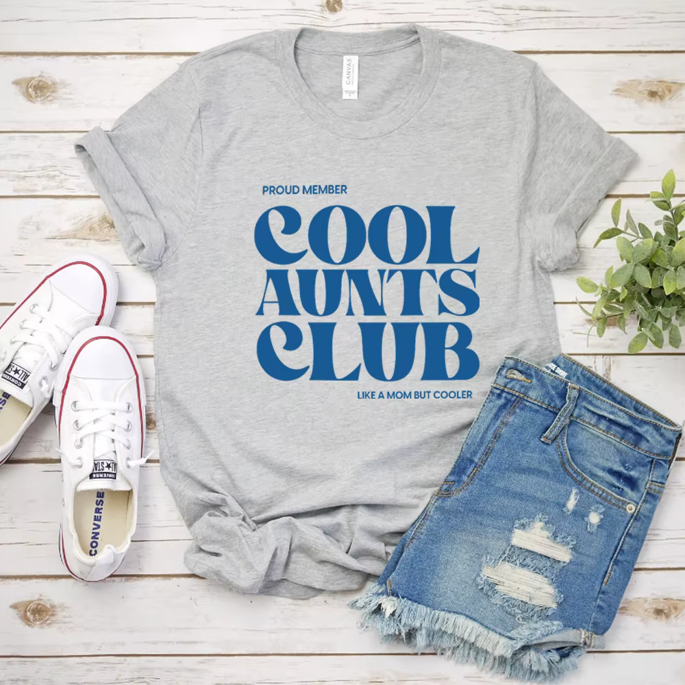 Cool tante Club graphique t-shirts Cool tante chemises Cool tante Club promu à tante chemises future