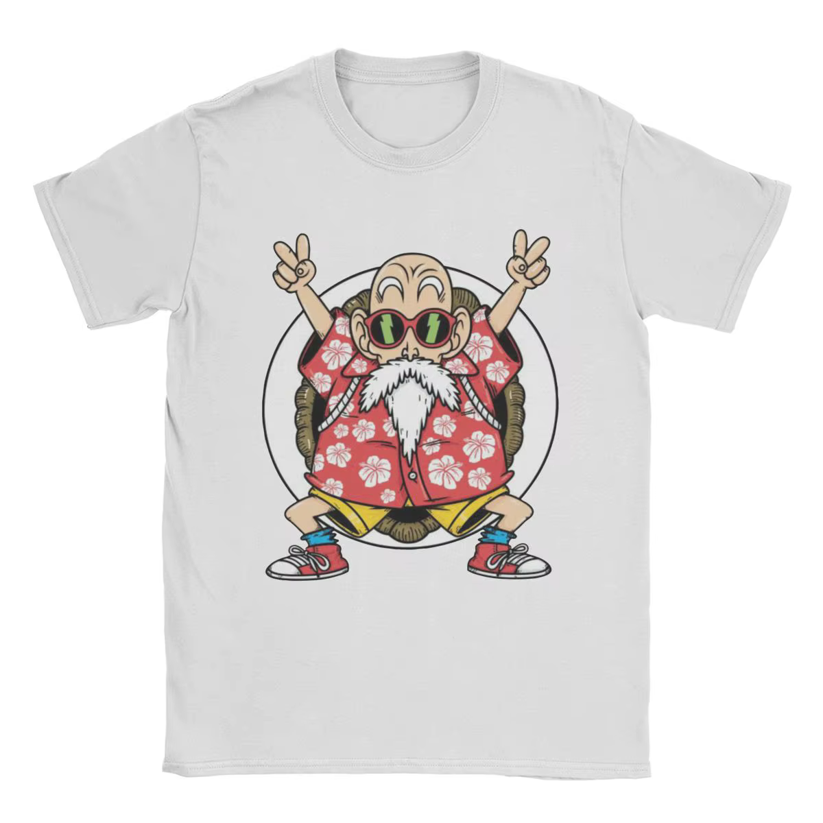 Nouveau T-shirt imprimé Dragon Ball Master Roshi Muten Kame Sennin 2026 – T-shirt à manches courtes 