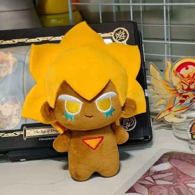 Peluche Cookie Run Kingdom de 10 cm, figurines de personnage Golden Cheese Cookie, poupée en peluche