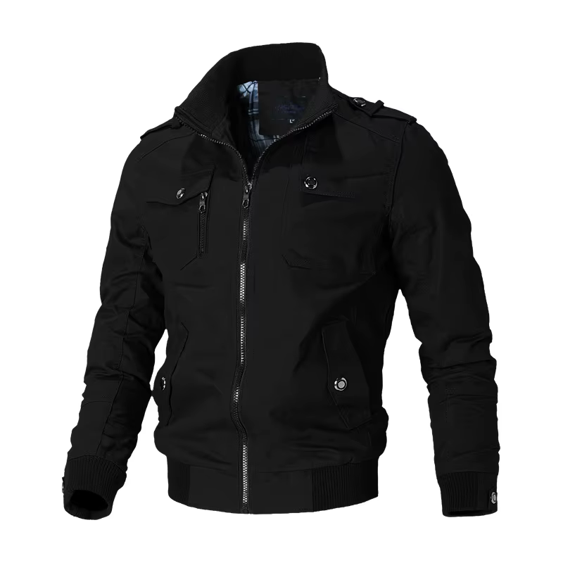 Blouson aviateur militaire mince pour hommes, manteau coupe-vent décontracté, vêtements d'extérieur